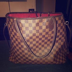 Louis Vuitton Authentic Neverfull Gm Damiet Ebene